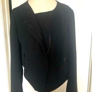 LOFT Black Moto Blazer